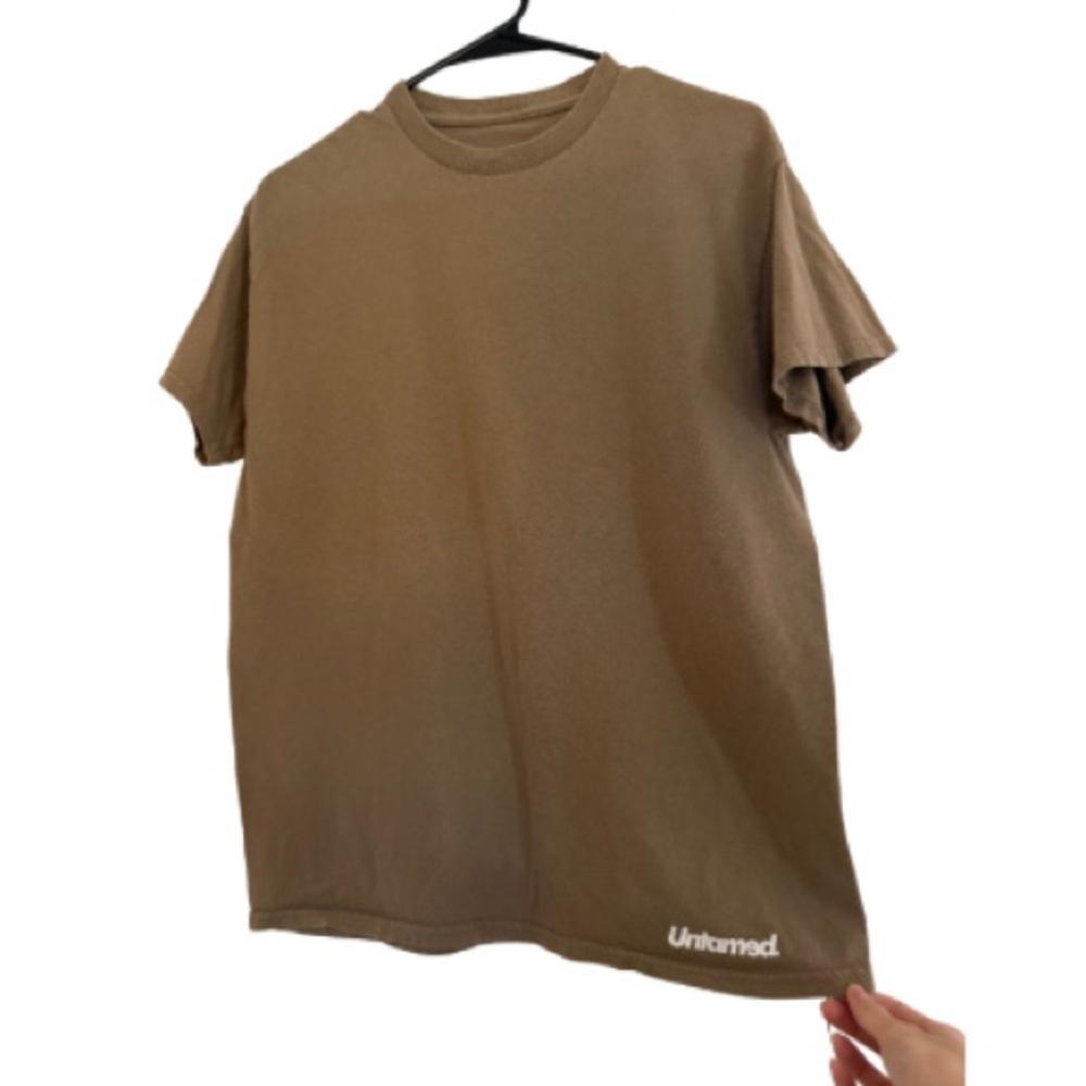 Untamed Men’s Brown Logo T-Shirt - Size M